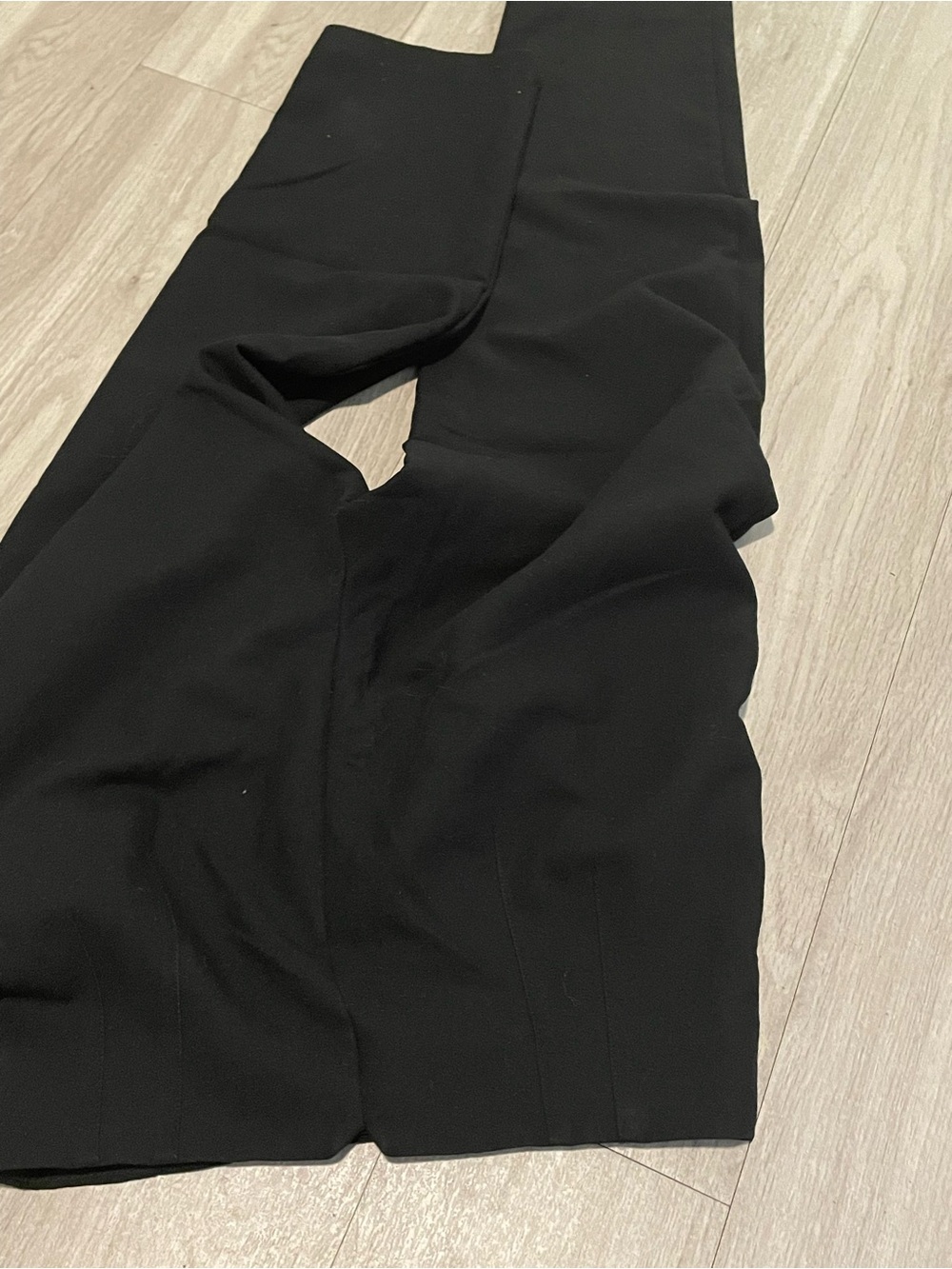 Zara Black Women's Tailored Straight Trousers - Picture 3 of 3